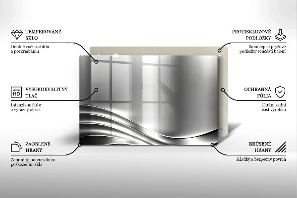 Glas Ceranfeldabdeckung Metallstruktur