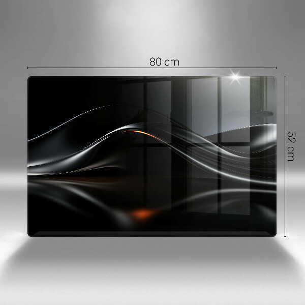 Glas Ceranfeldabdeckung Abstraktes 3D-Design