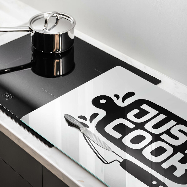 Glas Herdabdeckplatte Just cook