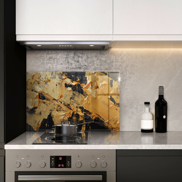 Glas Ceranfeldabdeckung Elegante Farbtextur