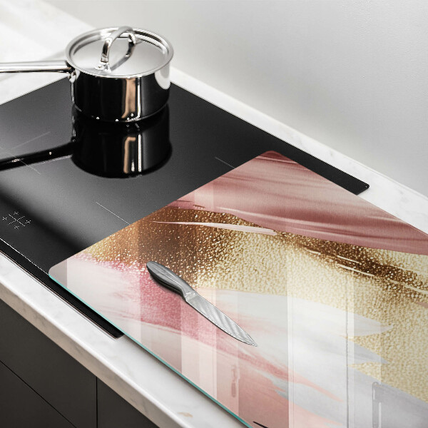 Glas Ceranfeldabdeckung Pastellflecken