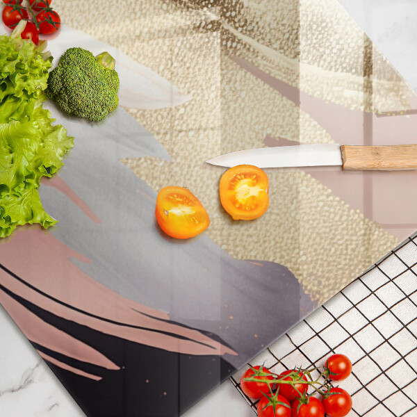 Glas Ceranfeldabdeckung Pastellflecken