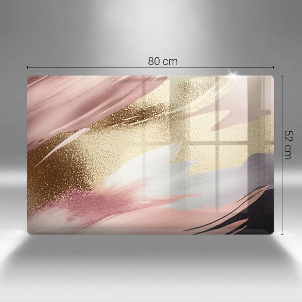 Glas Ceranfeldabdeckung Pastellflecken