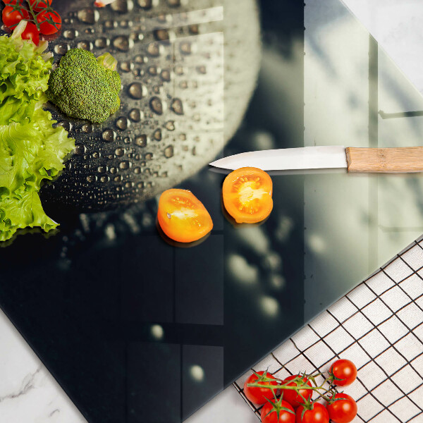 Glas Ceranfeldabdeckung Blumen Zen-Steine