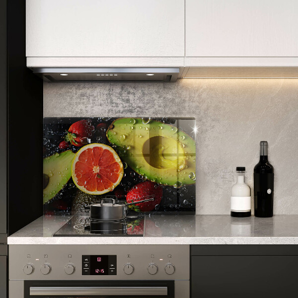 Glas Ceranfeldabdeckung Früchte und Gemüse