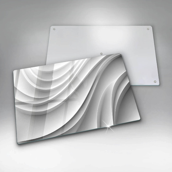 Glas Ceranfeldabdeckung Geometrische Linien