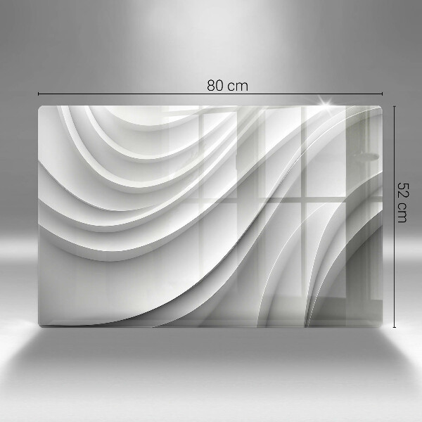 Glas Ceranfeldabdeckung Geometrische Linien