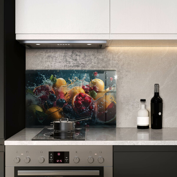 Glas Ceranfeldabdeckung Früchte im Wasser