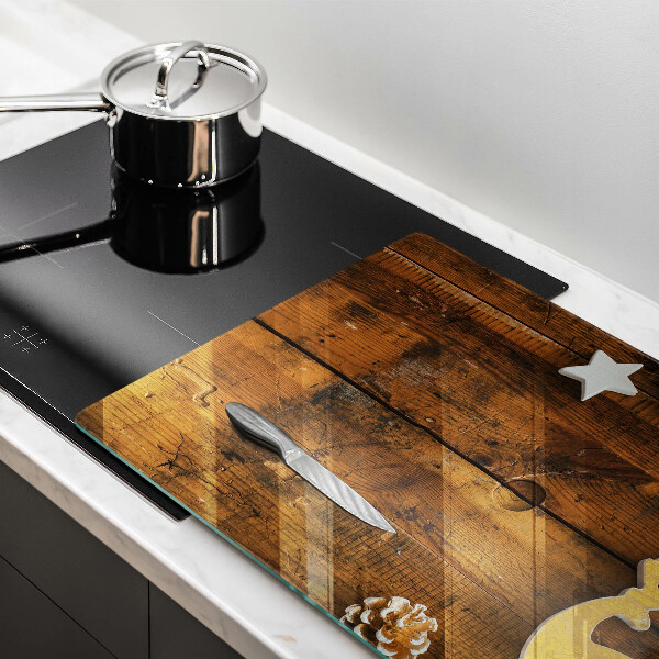 Glas Ceranfeldabdeckung Weihnachtsdekorationen