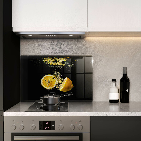 Glas Ceranfeldabdeckung Saftige Zitronenfrucht