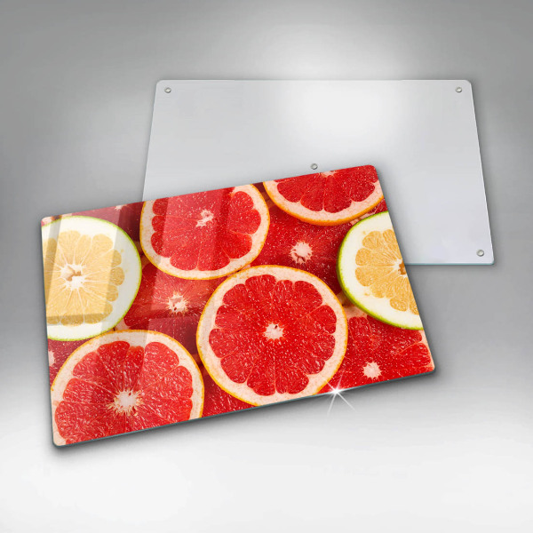 Glas Ceranfeldabdeckung Grapefruitscheiben