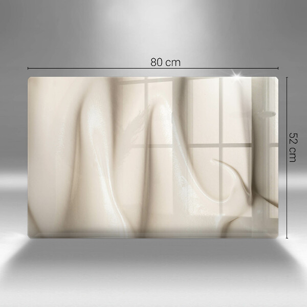 Glas Ceranfeldabdeckung Cremiges Eis