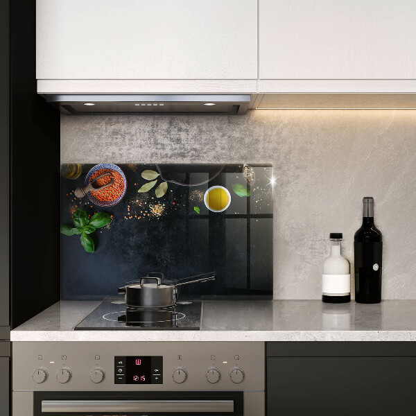 Glas Ceranfeldabdeckung Schüsseln mit Gewürzen