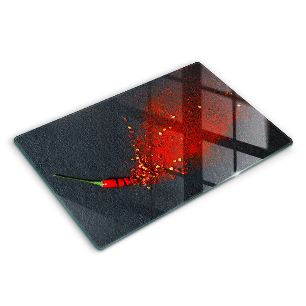 Glas Ceranfeldabdeckung Chilischote