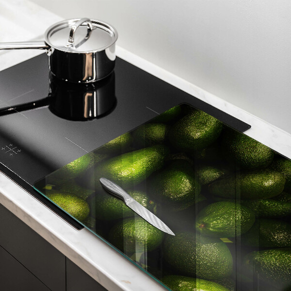 Glas Ceranfeldabdeckung Avocadofrucht