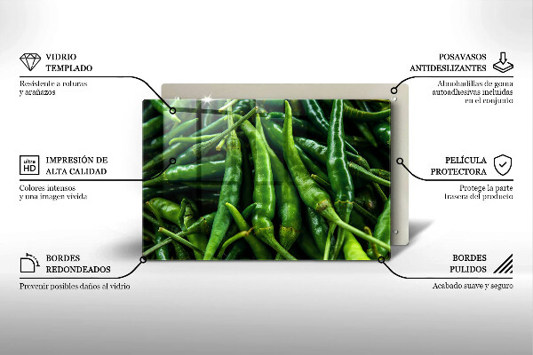 Glas Ceranfeldabdeckung Erbsenschoten