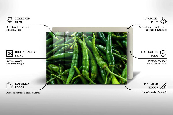 Glas Ceranfeldabdeckung Erbsenschoten