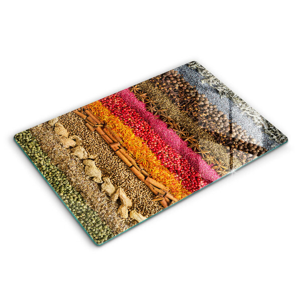 Glas Ceranfeldabdeckung Bunte Gewürze
