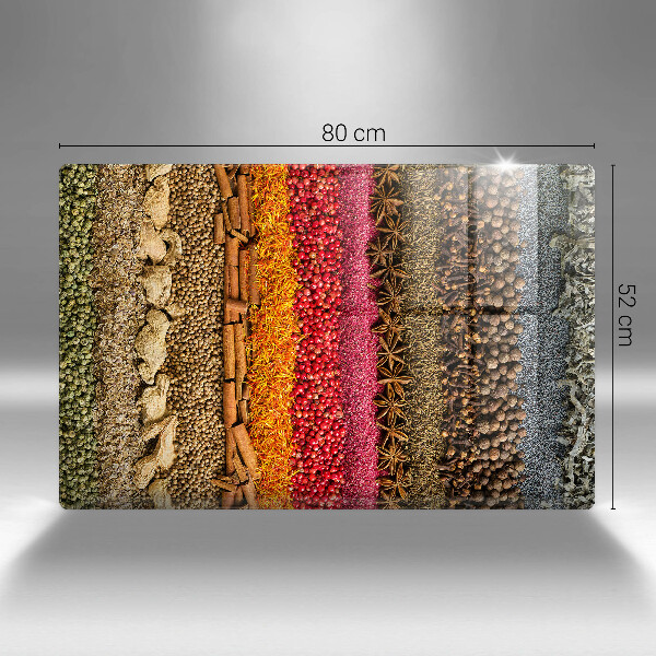 Glas Ceranfeldabdeckung Bunte Gewürze