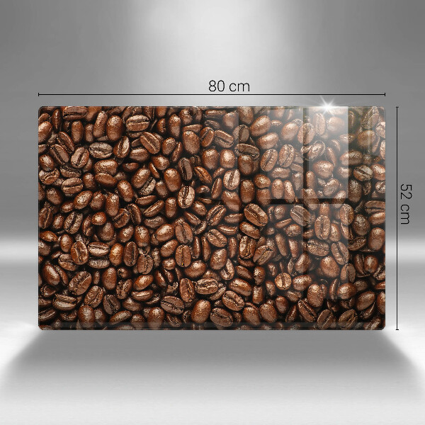 Glas Ceranfeldabdeckung Kaffeebohnen