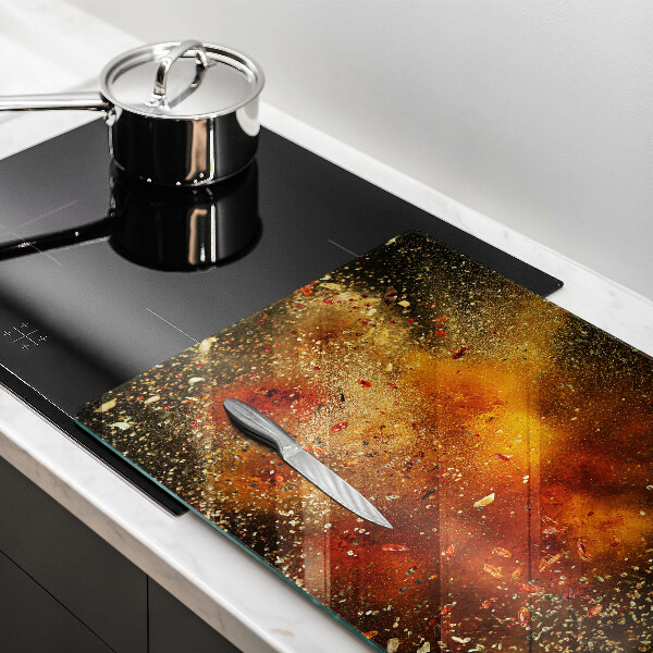 Glas Ceranfeldabdeckung Bunte Gewürze