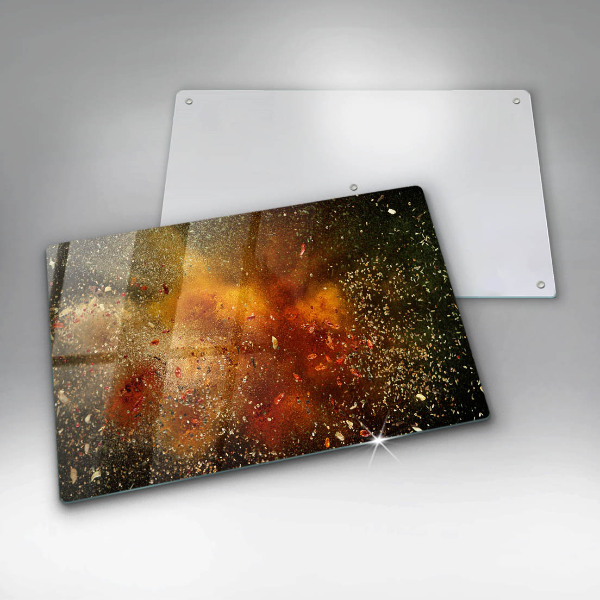 Glas Ceranfeldabdeckung Bunte Gewürze