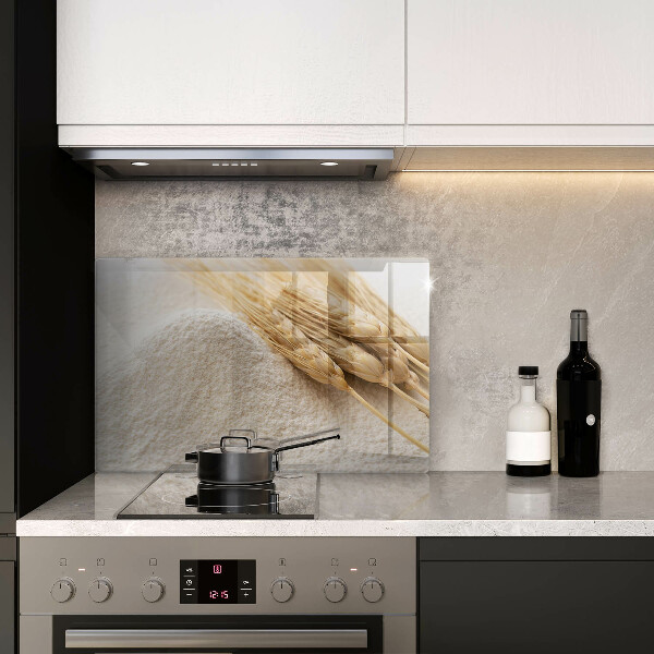 Glas Ceranfeldabdeckung Mehl und Ähren