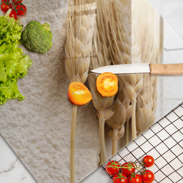 Glas Ceranfeldabdeckung Mehl und Ähren