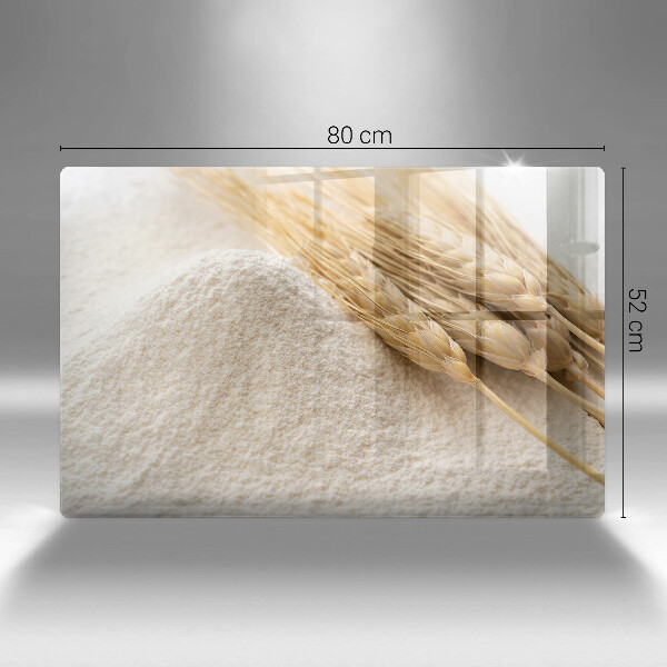 Glas Ceranfeldabdeckung Mehl und Ähren