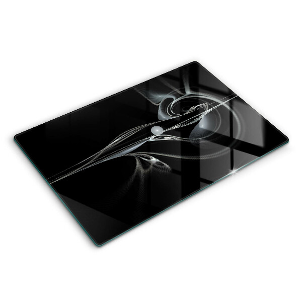 Glas Herdabdeckplatte Moderne Abstraktion
