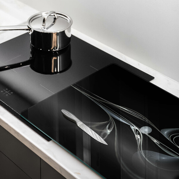 Glas Herdabdeckplatte Moderne Abstraktion