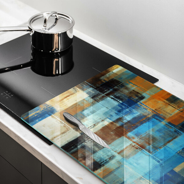 Glas Ceranfeldabdeckung Gemalter Hintergrund