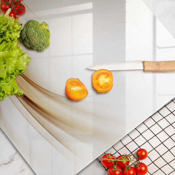 Glas Herdabdeckplatte Abstrakte Formen