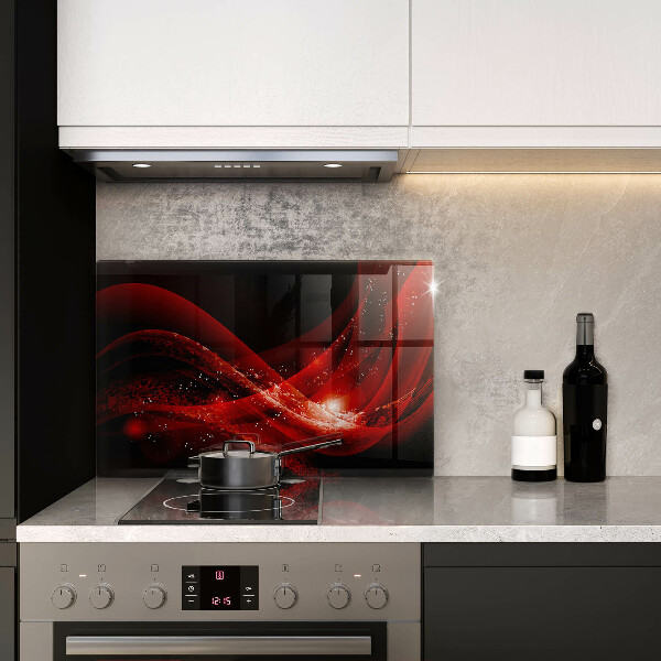 Glas Herdabdeckplatte Moderne Abstraktion