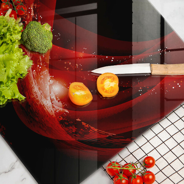 Glas Herdabdeckplatte Moderne Abstraktion