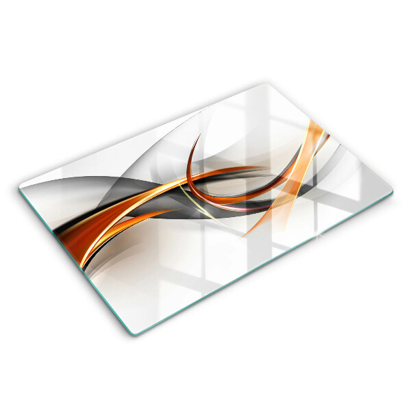 Glas Herdabdeckplatte Moderne Formen