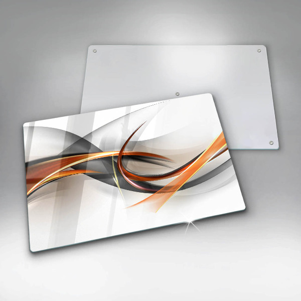 Glas Herdabdeckplatte Moderne Formen