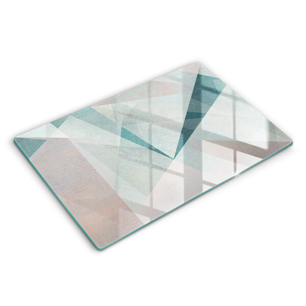 Glas Herdabdeckplatte Scharfe Abstraktion