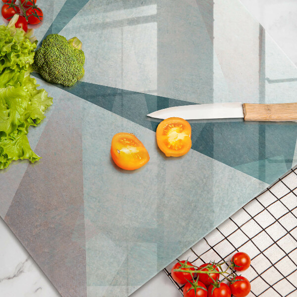 Glas Herdabdeckplatte Scharfe Abstraktion