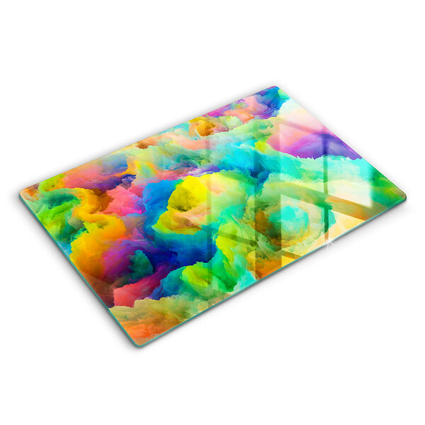 Glas Herdabdeckplatte Bunte Abstraktion