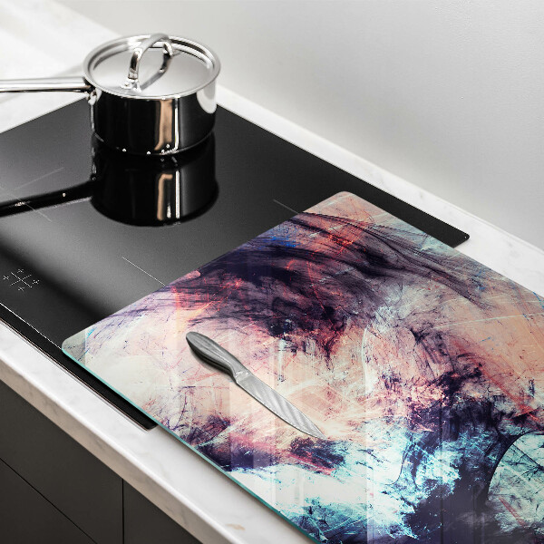 Glas Ceranfeldabdeckung Gemalte Abstraktion