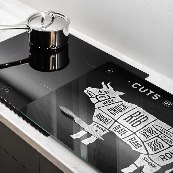 Glas Ceranfeldabdeckung Kuhfleisch Rindfleisch