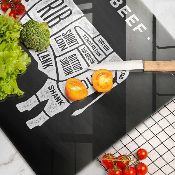 Glas Ceranfeldabdeckung Kuhfleisch Rindfleisch