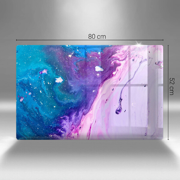 Glas Ceranfeldabdeckung Abstraktionstinten