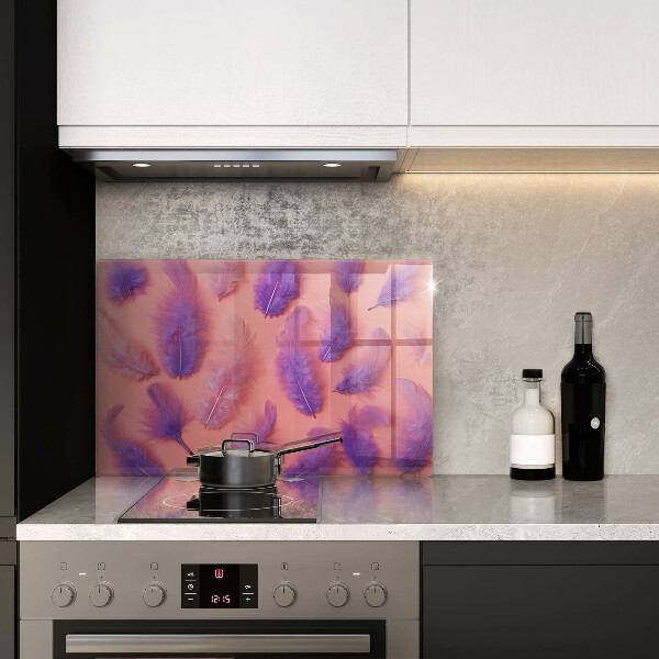 Glas Ceranfeldabdeckung Flauschige Federn