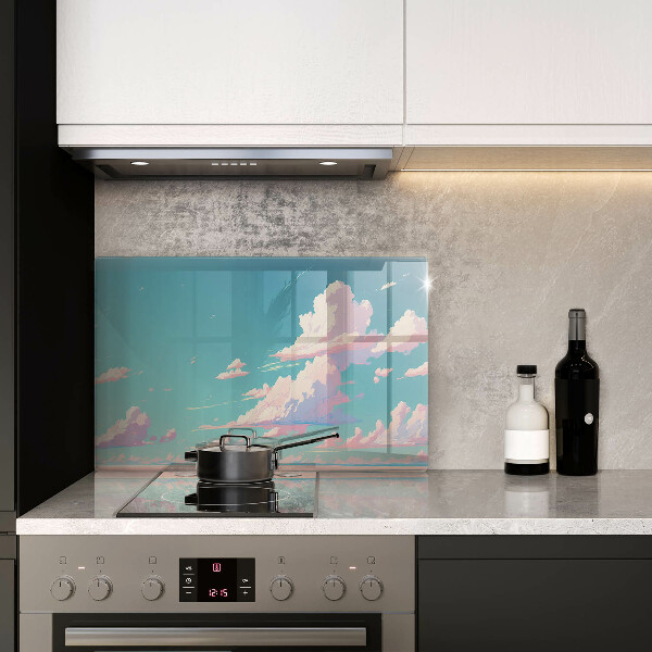 Glas Ceranfeldabdeckung Märchenhafter Himmel