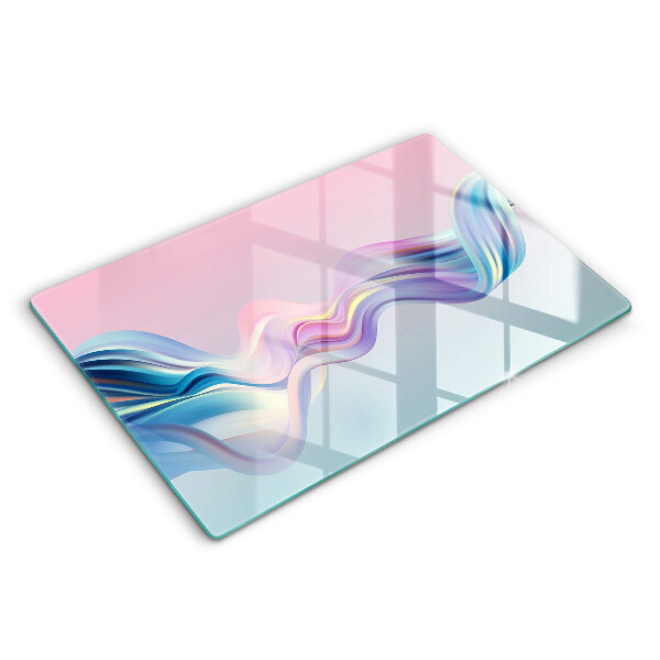 Glas Ceranfeldabdeckung Pastellabstraktion