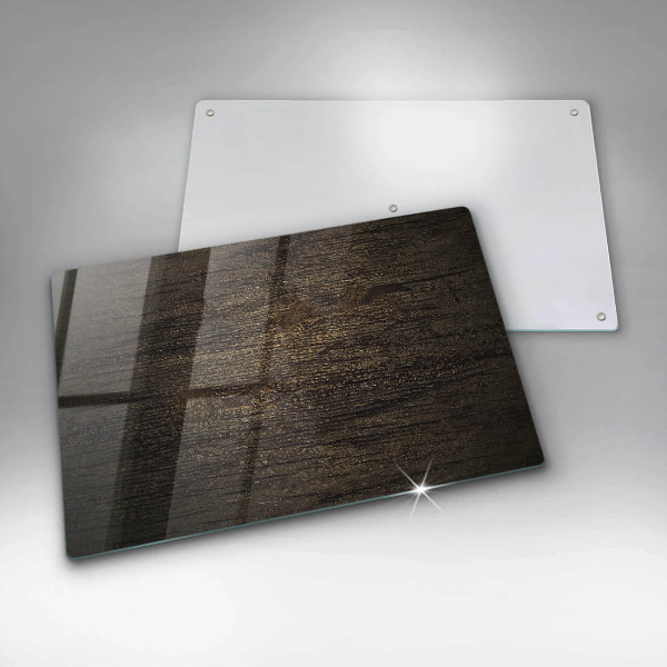 Glas Herdabdeckplatte Textur der Holzrinde