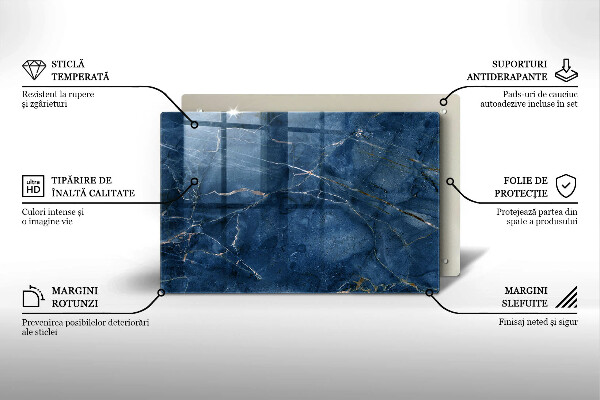Glas Ceranfeldabdeckung Marmorsteinstruktur