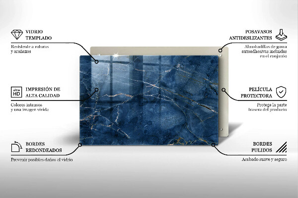 Glas Ceranfeldabdeckung Marmorsteinstruktur